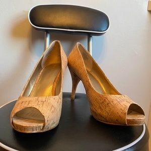 NineWest - Open Toe Stiletto Heels